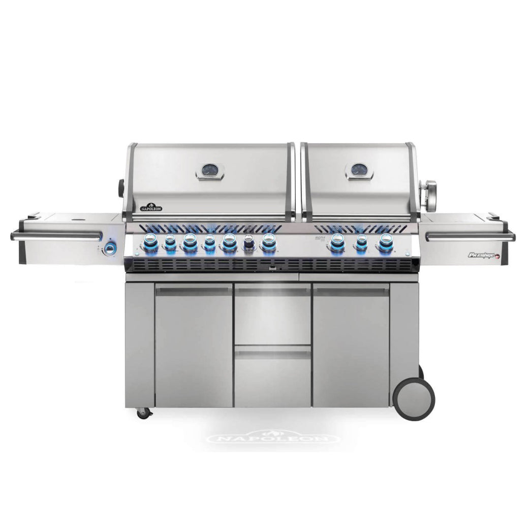 PRESTIGE PRO™ 825 RSBI with Power Side Burner, Infrared Rear & Bottom Burners